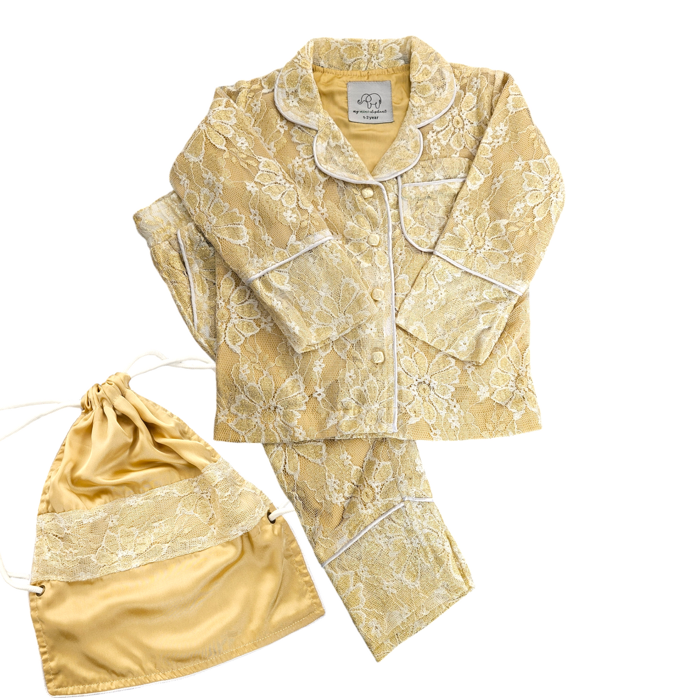 Childrens' Golden Lace Pyjamas