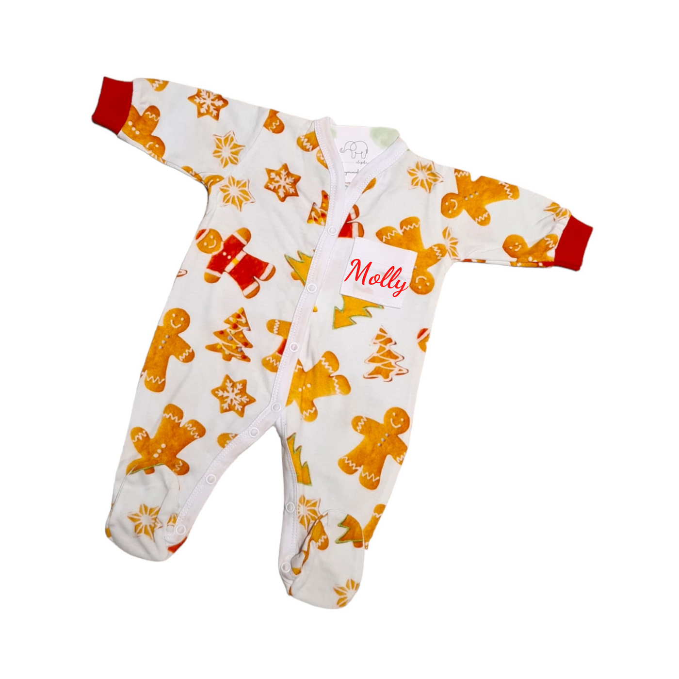 Gingerbread Christmas 100% Cotton Outfit