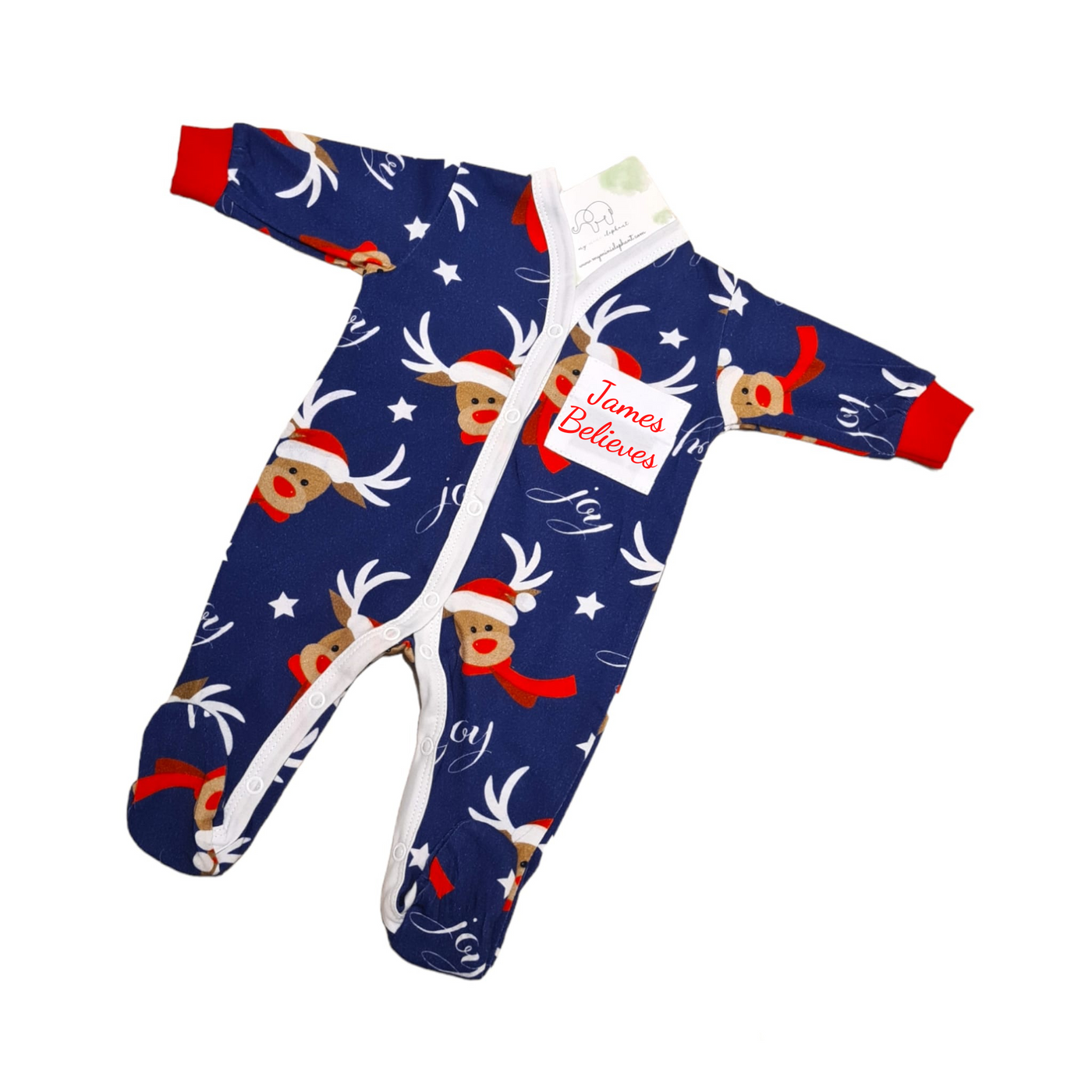 Reindeer Christmas 100% Cotton Outfit