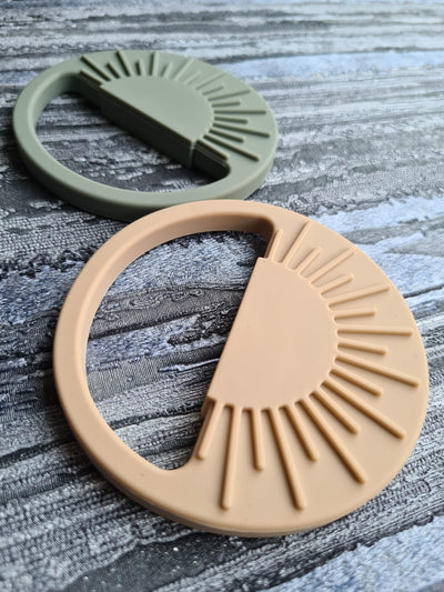 Sage & Nude Silicone Teethers (Pack of 2)