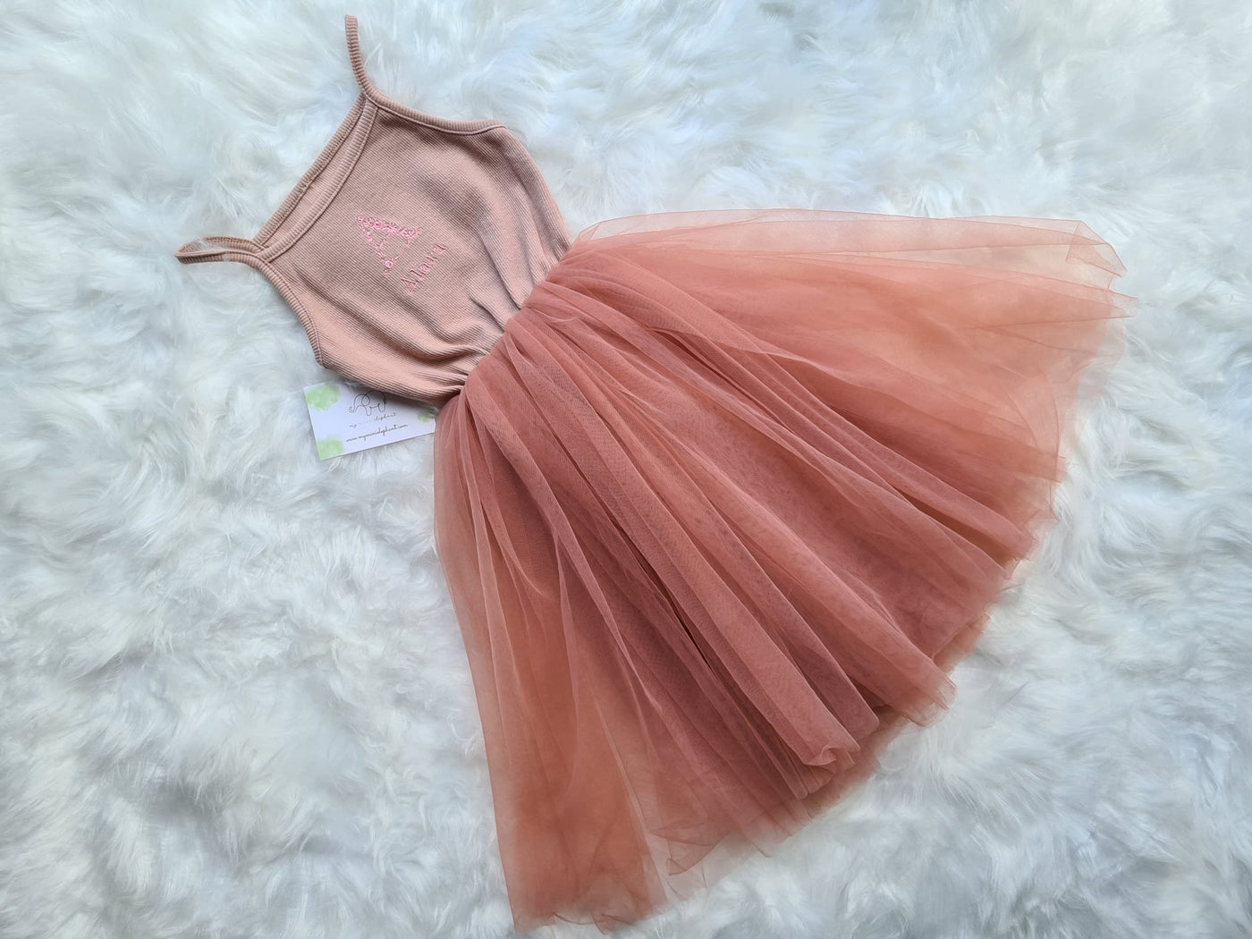Dusty Pink Soft Tutu Dress